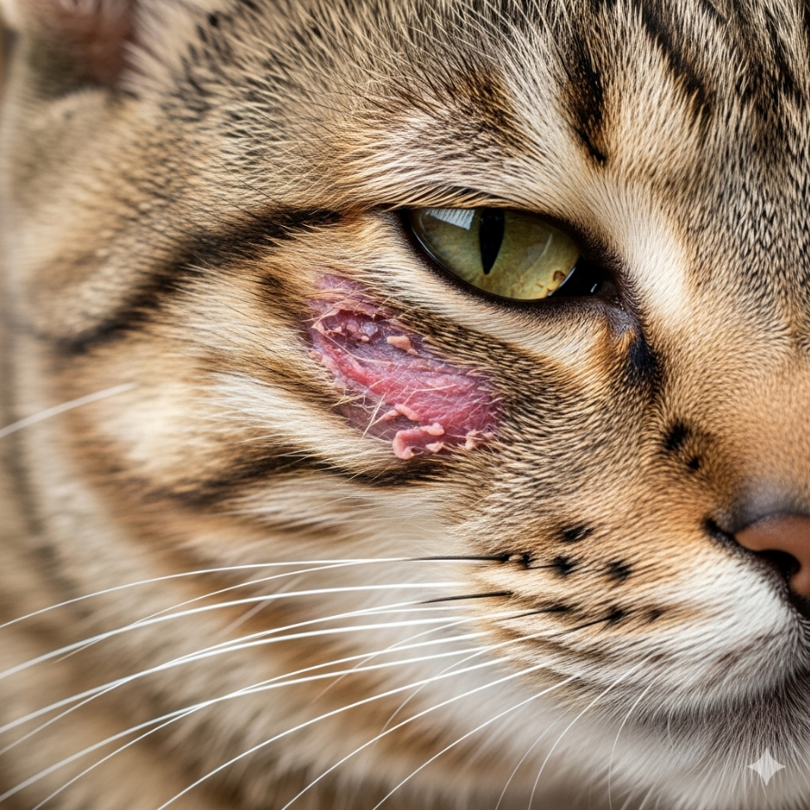 dermatite gatto 1